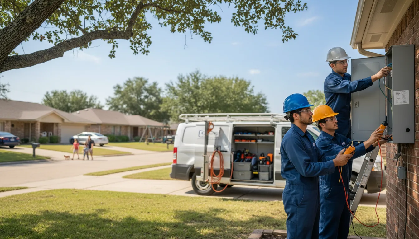 Certified electrician providing emergency electrical services in Renault, IL